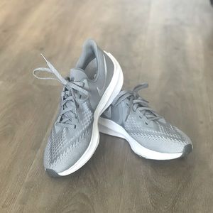 Gray Nike Zoom sneakers